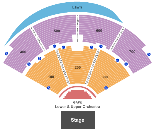 Dte Music Theater Detailed Seating Chart