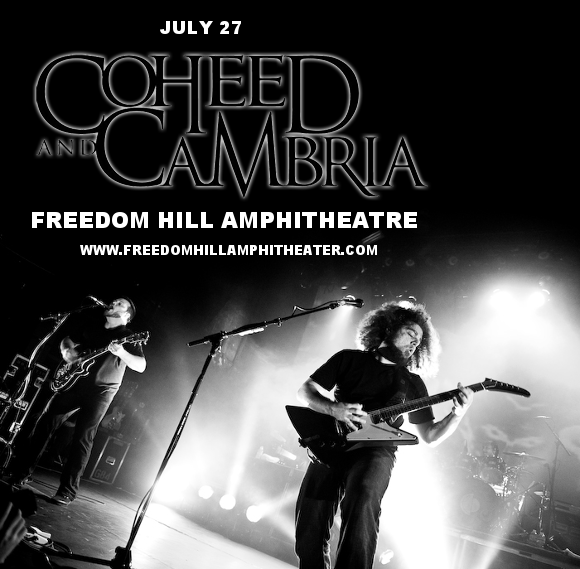 Coheed and Cambria & Taking Back Sunday at Freedom Hill Amphitheatre