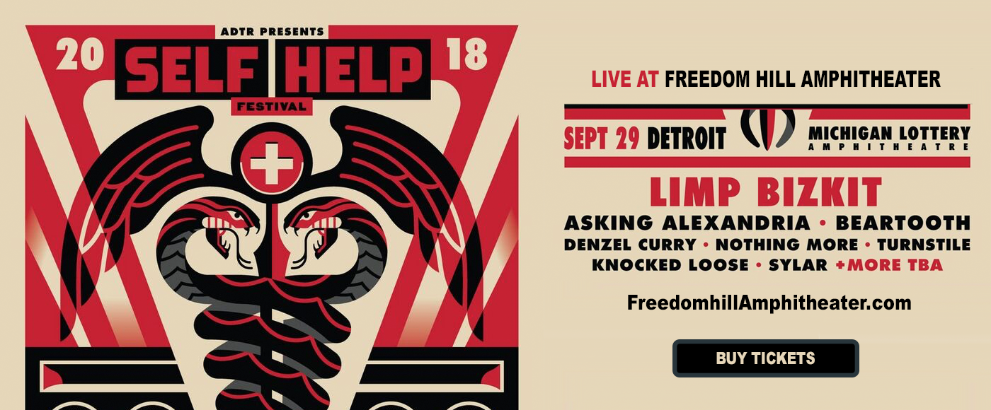 Self Help Fest: Limp Bizkit, Asking Alexandria & Beartooth at Freedom Hill Amphitheatre