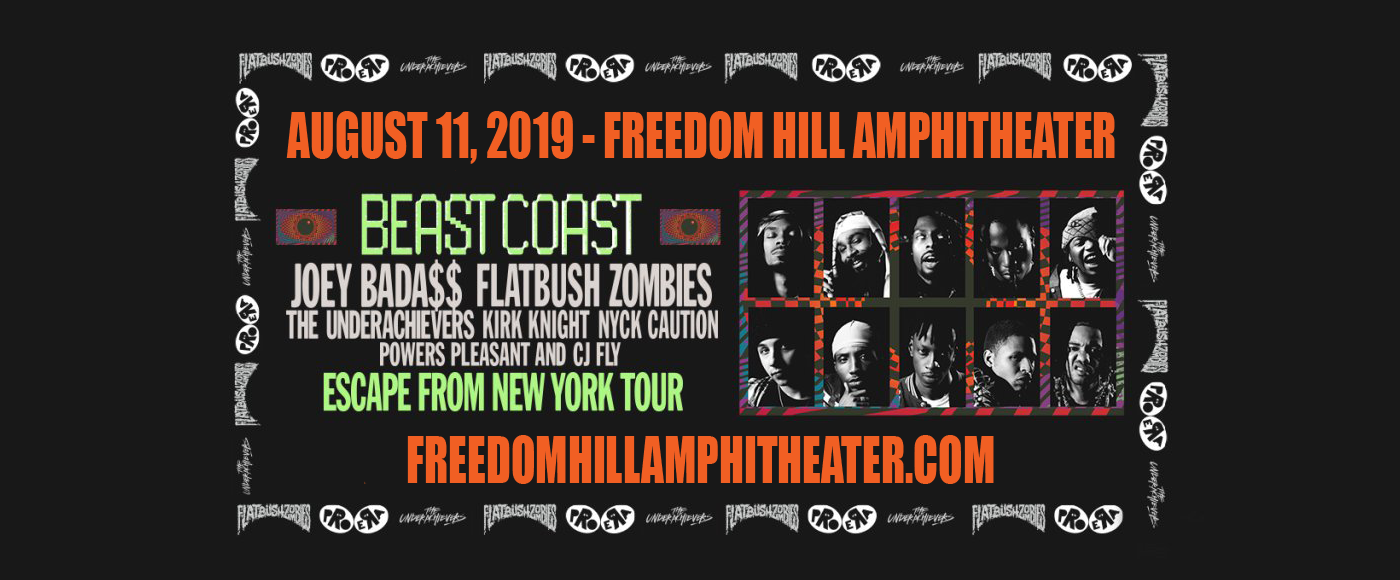 Beast Coast: Joey Bada$$, Flatbush Zombies, The Underachievers, Kirk Knight & Nyck Caution