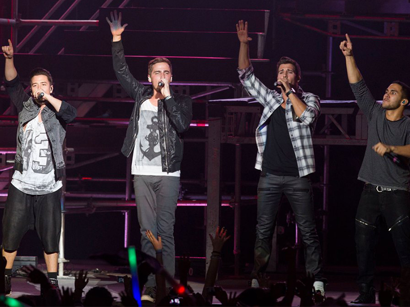 Big Time Rush at Freedom Hill Amphitheatre