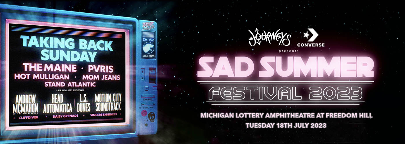 Sad Summer Festival: Taking Back Sunday, The Maine, Pvris, Hot Mulligan & Mom Jeans at Freedom Hill Amphitheatre