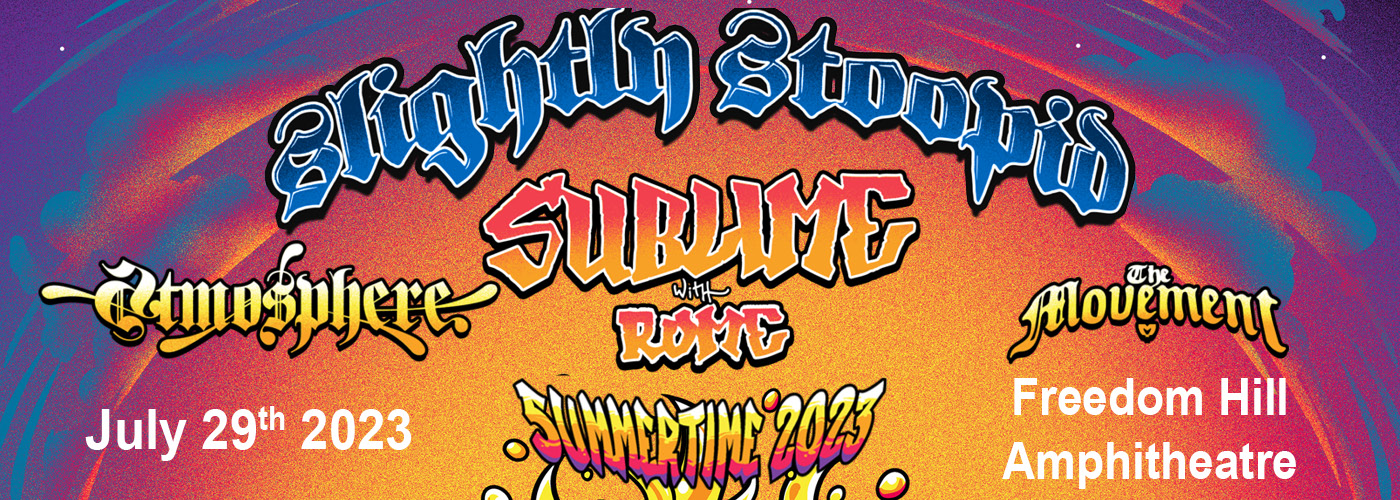 Slightly Stoopid, Sublime With Rome announce Summertime 2023 Tour