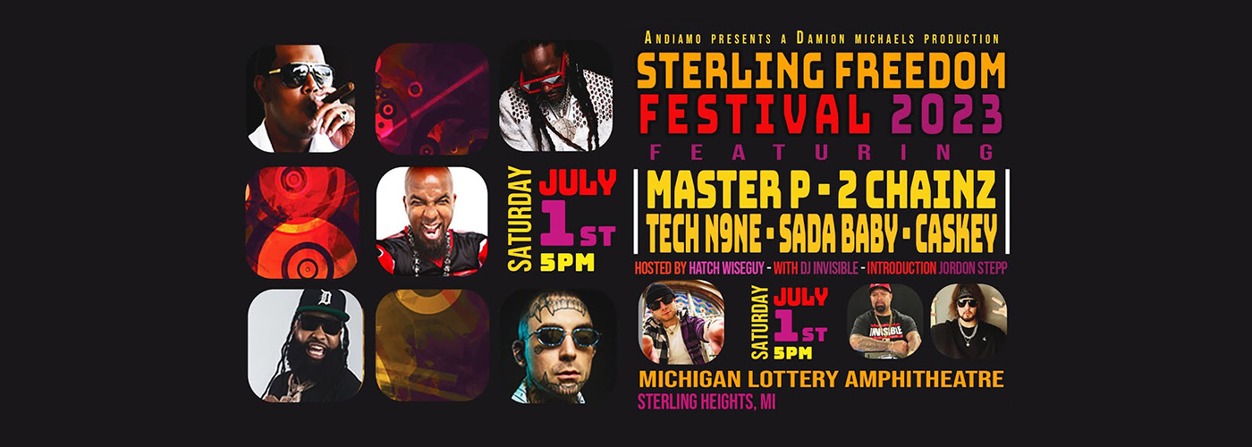 Sterling Freedom Festival: Master P, 2 Chainz, Tech N9ne & Sada Baby [CANCELLED] at Freedom Hill Amphitheatre