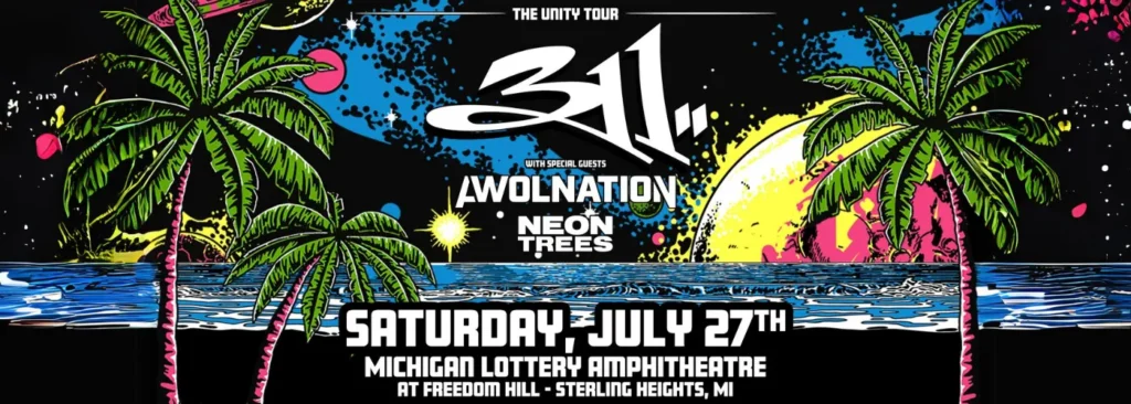 311 at Michigan Lottery Amphitheatre at Freedom Hill