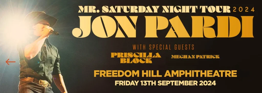 Jon Pardi at Michigan Lottery Amphitheatre at Freedom Hill