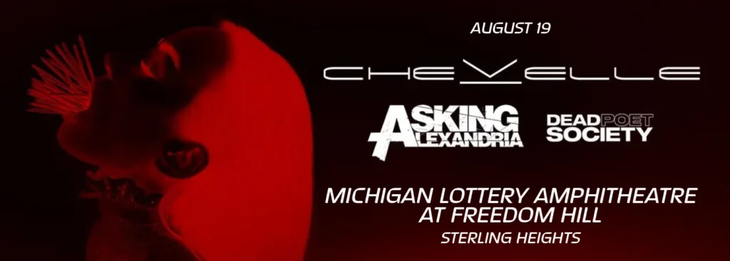 Chevelle at Michigan Lottery Amphitheatre at Freedom Hill