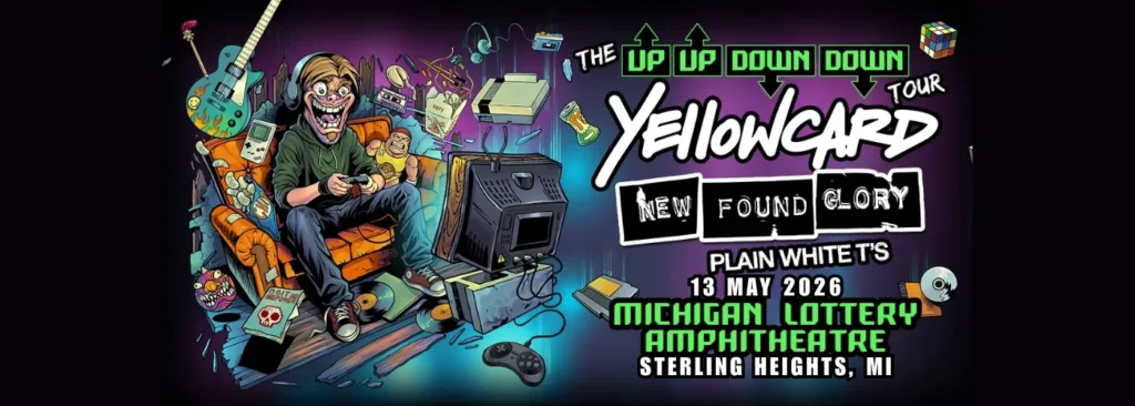 Yellowcard at Michigan Lottery Amphitheatre at Freedom Hill