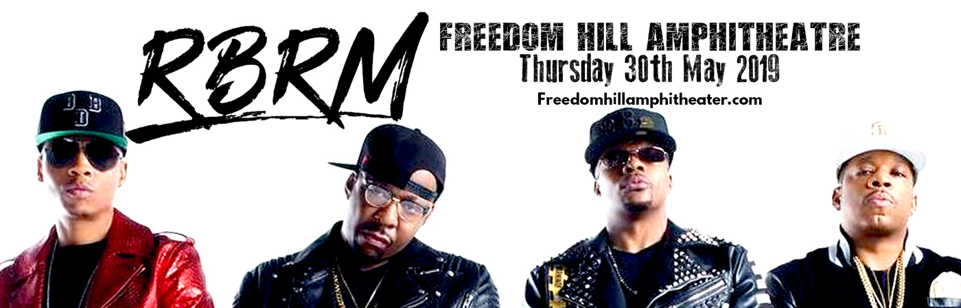 RBRM: Ronnie DeVoe, Bobby Brown, Ricky Bell & Michael Bivins at Freedom Hill Amphitheatre