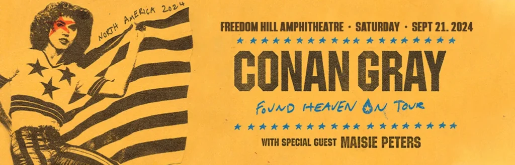 Conan Gray at Michigan Lottery Amphitheatre at Freedom Hill
