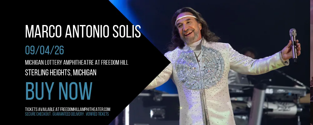 Marco Antonio Solis at Michigan Lottery Amphitheatre at Freedom Hill